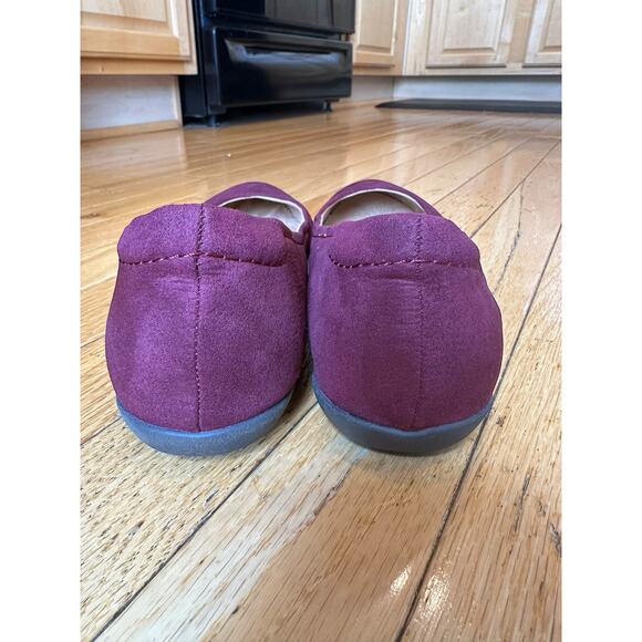 EUC Naturalizer Flats Burgundy Wine Size 9 ComfortShoes WorkwearStaples FallShoe - Picture 4 of 5